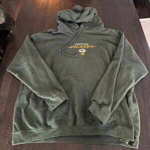 Men's NFL Green Bay Packers long-sleeved hoodie sweatshirt size 2XL